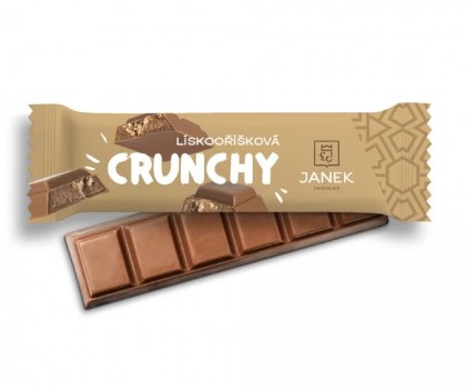 JANEK Lískooříšková tyčinka crunchy 45g