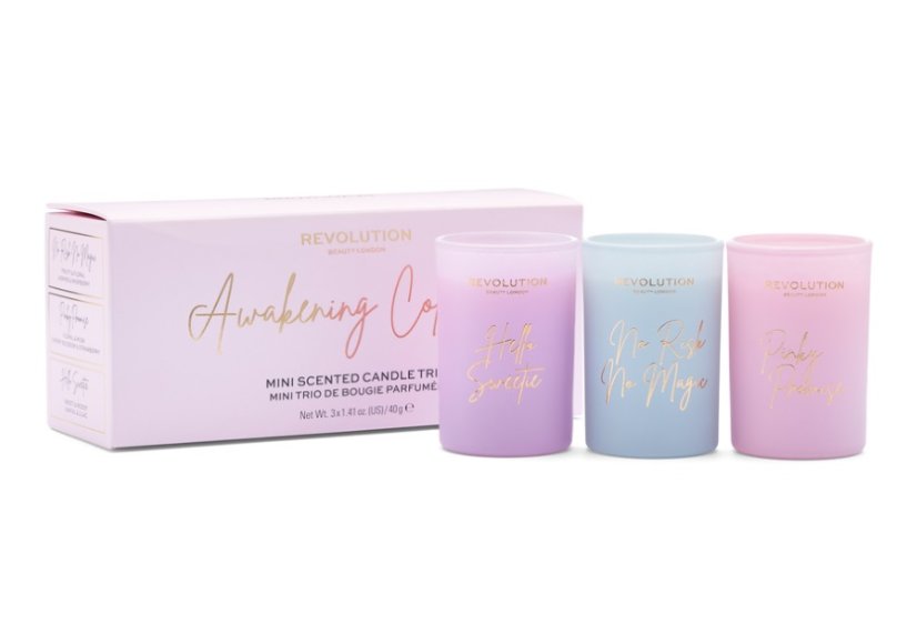 Revolution Mini Candle Gift Set - Awakening Collection 3x40g