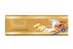 Lindt Švýcarská Bílá čokoláda s mandlemi 300g