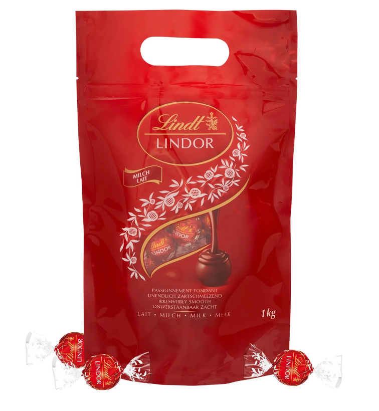 Lindt Lindor Bag Milk 1000g