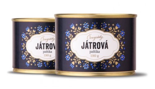 Čongrády Játrová paštika 190g