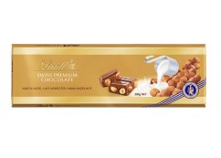 Lindt Švýcarská Mléčná čokoláda s lískovými oříšky 300g