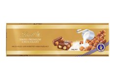 Lindt Švýcarská Mléčná čokoláda s lískovými oříšky 300g