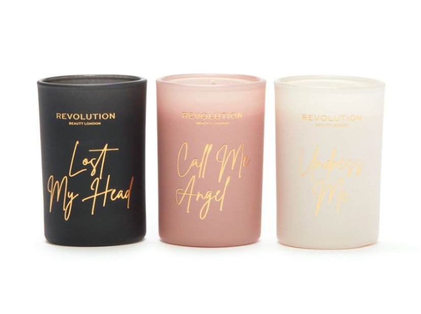 Revolution Mini Candle Gift Set - Indulgence Collection 3x40g