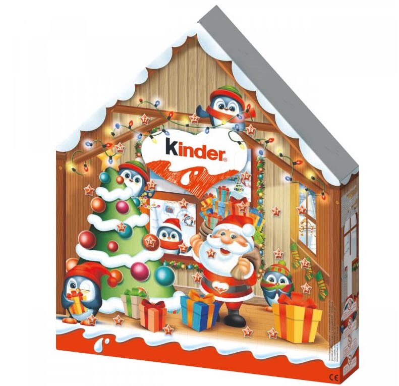 Kinder Adventní kalendář domeček 184g Kinder Adventní kalendář domeček 184g