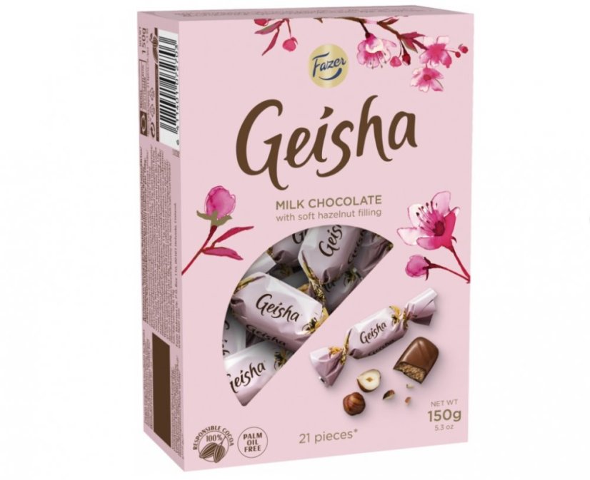 Geisha pralinky mléčná čokoláda 150g