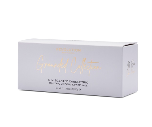 Revolution Mini Candle Gift Set - Grounded Collection 3x40g