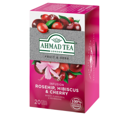 Ahmad Tea Rosehip, Hibiscus & Cherry 20x2g