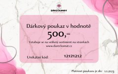 Dárkový poukaz v hodnotě 500,-