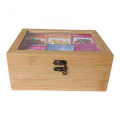 Dárkový set čajů Ahmad Tea v dřevěném boxu
