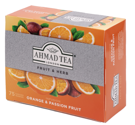 Ahmad Tea Orange & Passion Fruit 75x1,8g