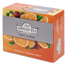 Ahmad Tea Orange & Passion Fruit 75x1,8g